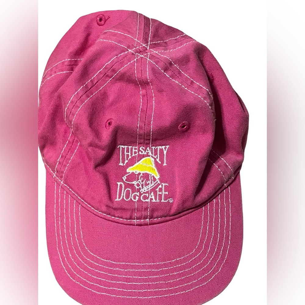 Vintage Kids  Pink Baseball Cap Youth OSFM Gear for Sports- Pink salty dog cafe